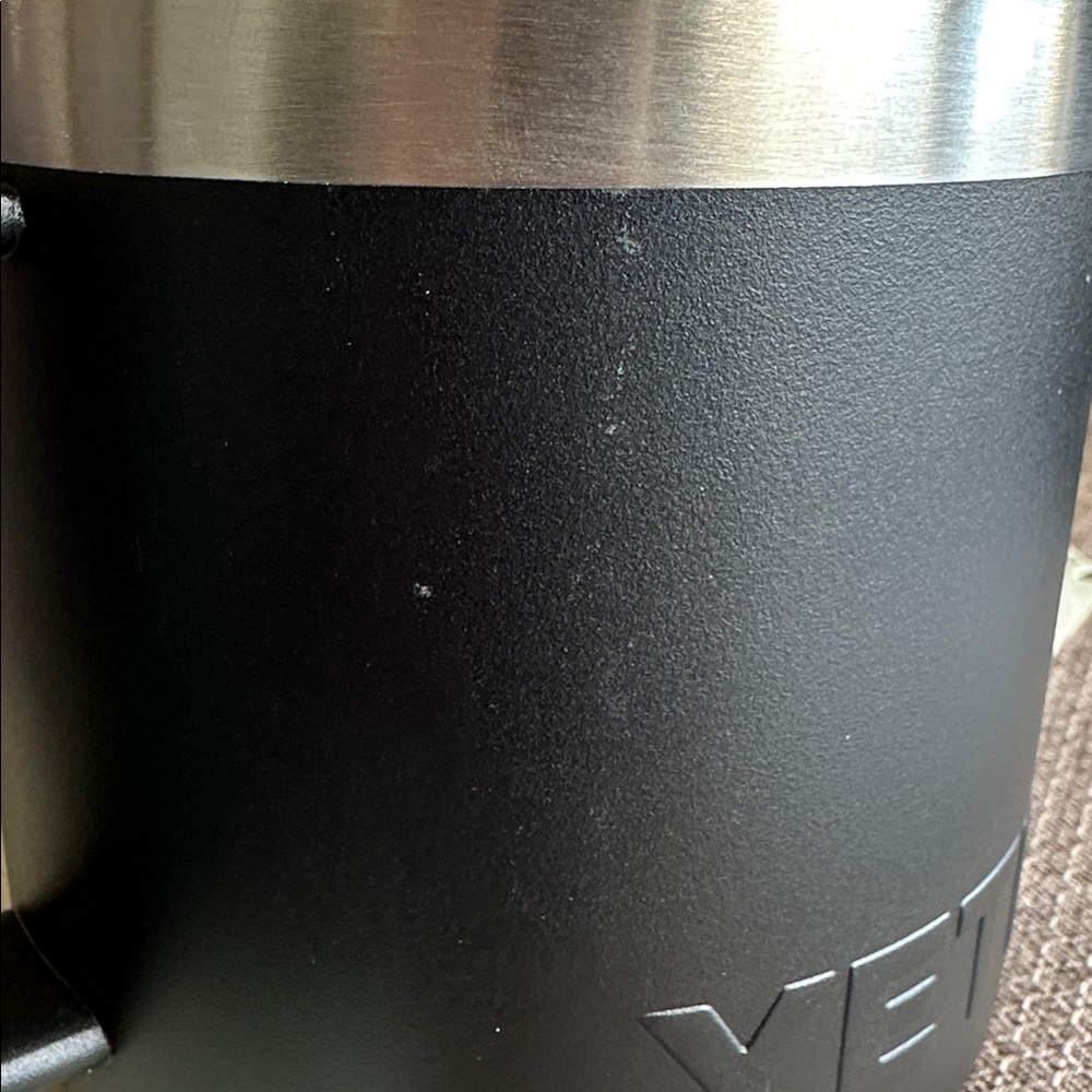 YETI Black 14oz Rambler Stackable Mug - Picture 8 of 10